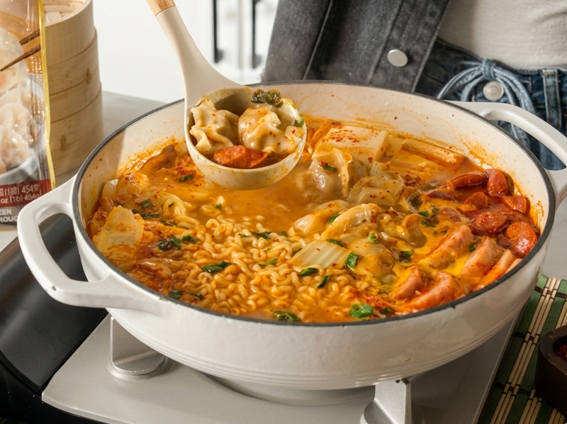 Army Stew with Synear Juicy Dumplings