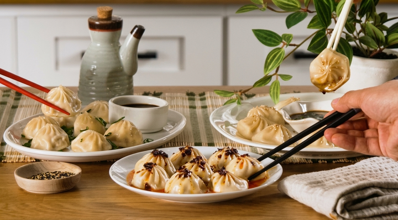 Easy Steamed Dumplings Without a Steamer