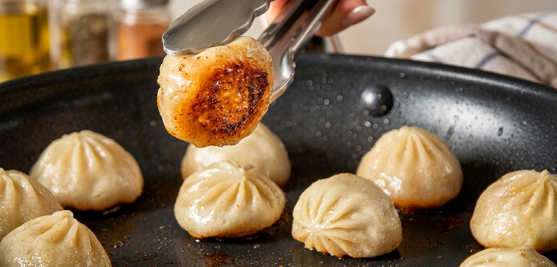 Golden-Crisp Pan-Fried Soup Dumplings