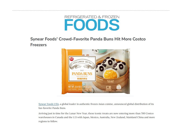 Synear Foods' Crowd-Favorite Panda Buns Hit More Costco Freezers